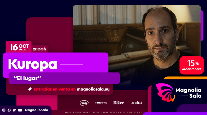 Kuropa_'s tweet photo. El sábado 16 de octubre en @MagnolioSala junto a Andrés Pigatto y Federico Mujica!!.
Entradas ya disponibles en tickantel: https://t.co/gIYunHm09h https://t.co/pSKcFohe8q