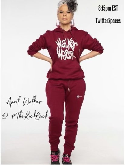 theaprilwalker's tweet photo. Letโs talk about all things fashion including creative looting tonight on @thekickback on Twitter Spaces at 8:15PM. #wwistheblueprint #virgilsvictims #offwhitestolefrommetoo #saksnobetter #walkerwear https://t.co/wsXiH8XXnU