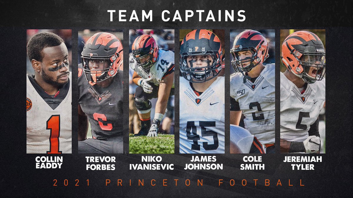 Introducing your 2021 <a href="/PrincetonFTBL/">Princeton Football</a> Captains!