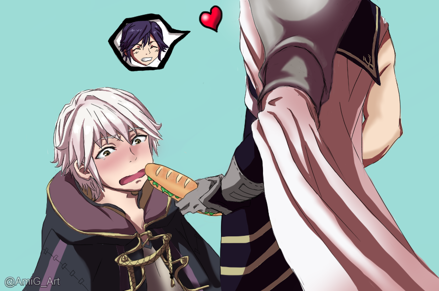 AmiG_Art's tweet photo. 🔞🔞🔞🔞🔞🔞❗️❗️❗️⚠️⚠️⚠️⚠️⚠️⚠️
Para lo que pedían la versión rikolina, creo que me quedó bonito y brillocito. o3o
#FireEmblem #Chrobin #R18 #Yaoi #クロル腐 #MaleRobin #Chrom https://t.co/WRt1vrQonq