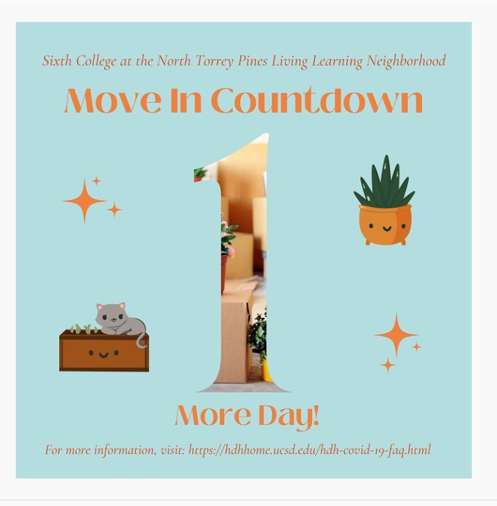 SixthRL's tweet photo. Only one more day before FA'21 Move-In begins!🤯🥳 Please read through all info sent to you! Looking forward to welcoming you all in the coming weeks! Stay safe and Happy Move In!😊🎉 https://t.co/Y30bGvbNlK