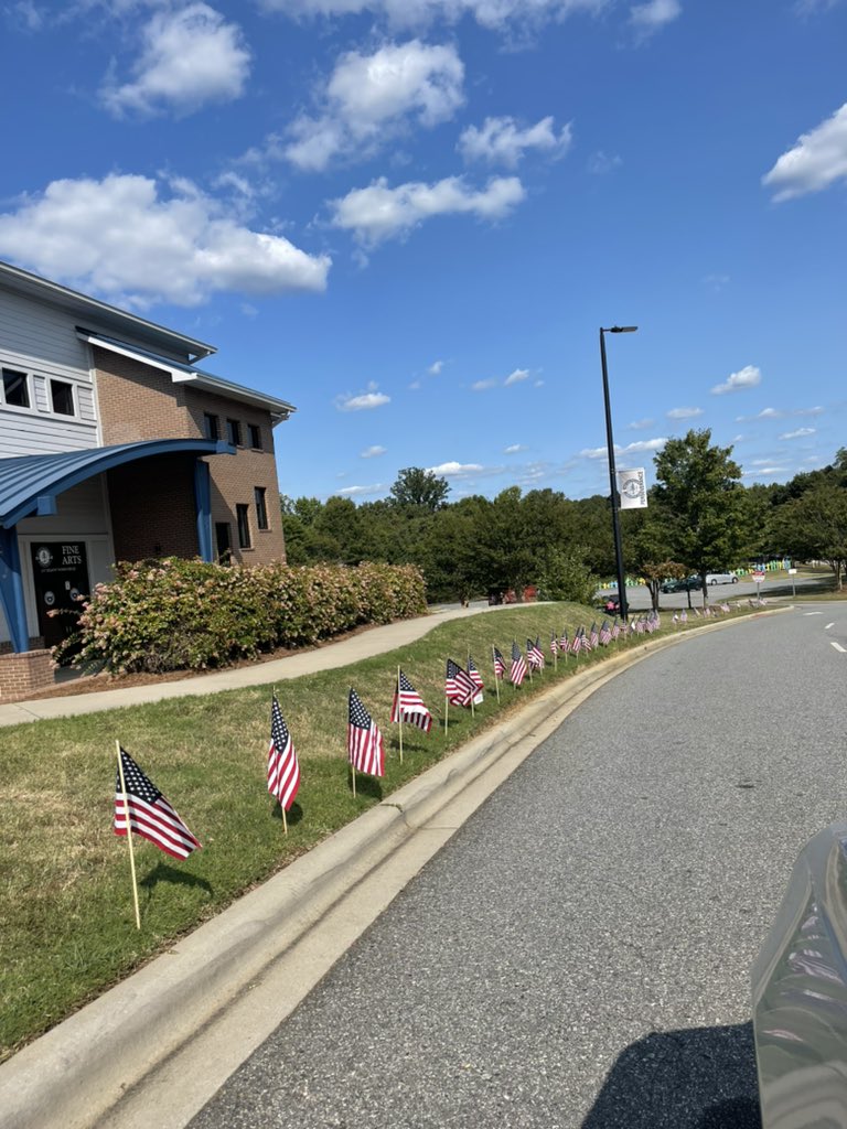 We Remember.  #PatriotDay <a href="/MooresvilleFire/">Mooresville Fire-Rescue</a> <a href="/PineLakePrep/">Pine Lake Prep</a> <a href="/PineLakePride/">Pine Lake Pride</a>
