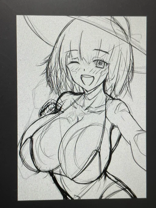 満足いくバランスになってきました!
シンプルなイラストになりそうだけど、まーいいかなと。 