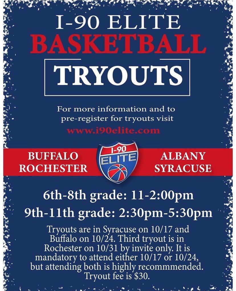 !Attention! Any girls grades 6th-11th currently seeking to play AAU basketball, this is the place to go. Syracuse tryout is quickly approaching, so be sure to register ASAP if interested https://t.co/ANU7z85UUw