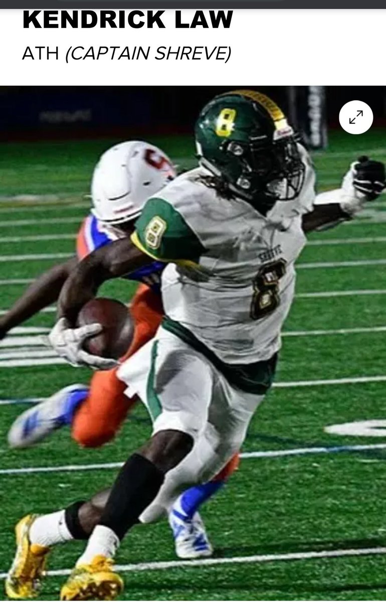 Definitely in my top 5 of the 2022 class overall, <a href="/LionLaw21/">Kendrick Law</a> will be in action w/ Captain Shreve tonight !!! LAY DOWN THE LAW!!! lsuodyssey.com/post/kendrick-… #GeauxTigers