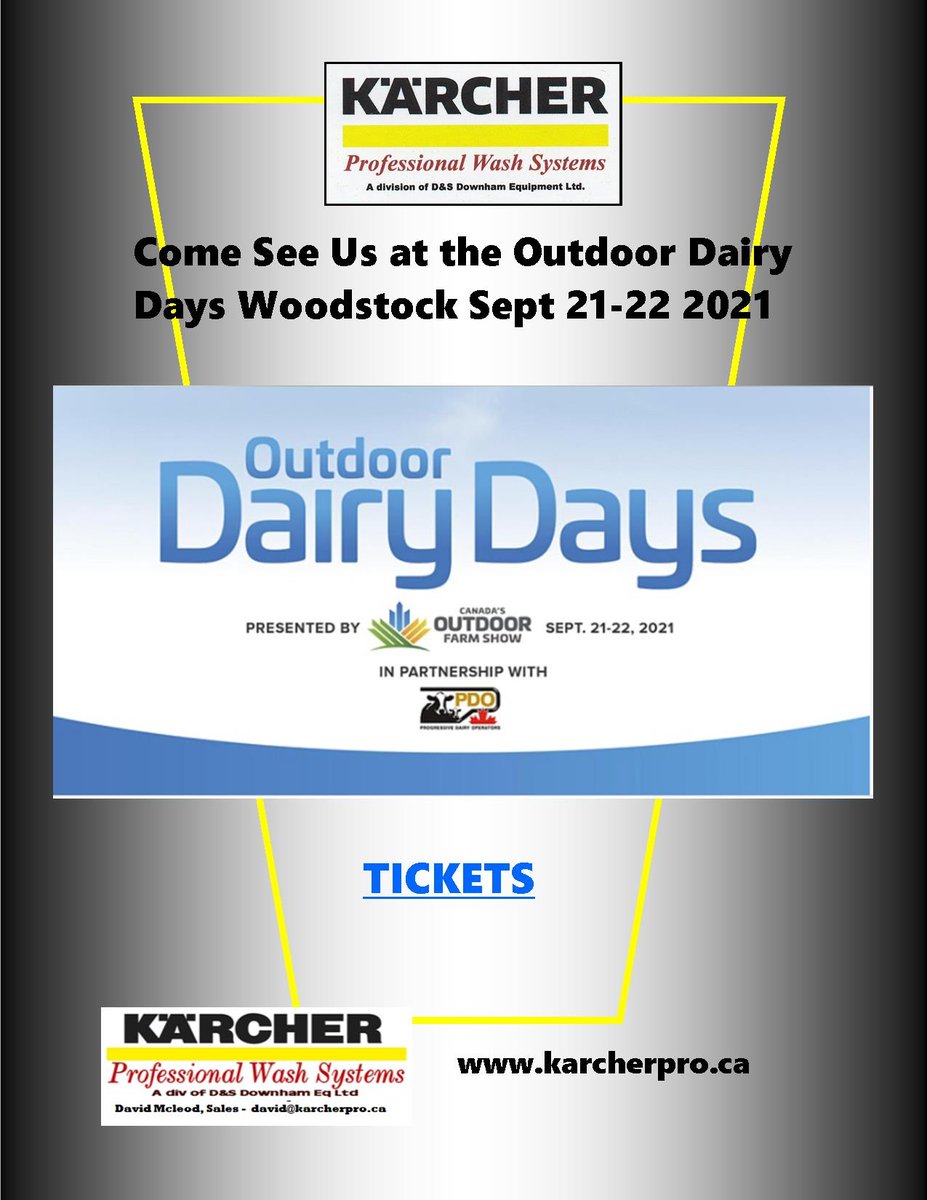 Microdabbler's tweet image. Come see us at the Outdoor Dairy Days Sept 21-22, 2021 , 

#farmlife #agriculture #farmers #farmer 
#heavyequipmentoperator
#cleaningtips #deepcleaning
#cleaningtips #deepcleaning #commercialcleaning