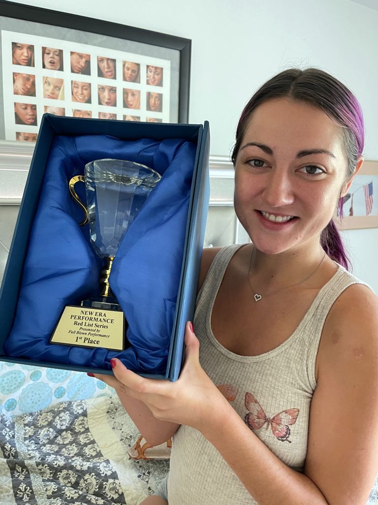 ATKGirlfriends on Twitter: "She helped bring home to trophy 😎 check out these behind the scenes