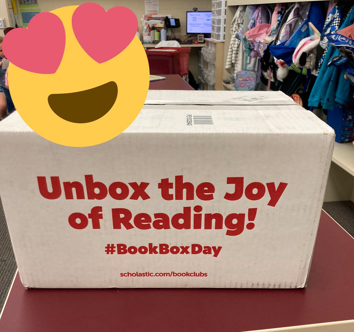 It was book box day! Awesome way to start the weekend🙌 <a href="/Scholastic/">Scholastic</a>