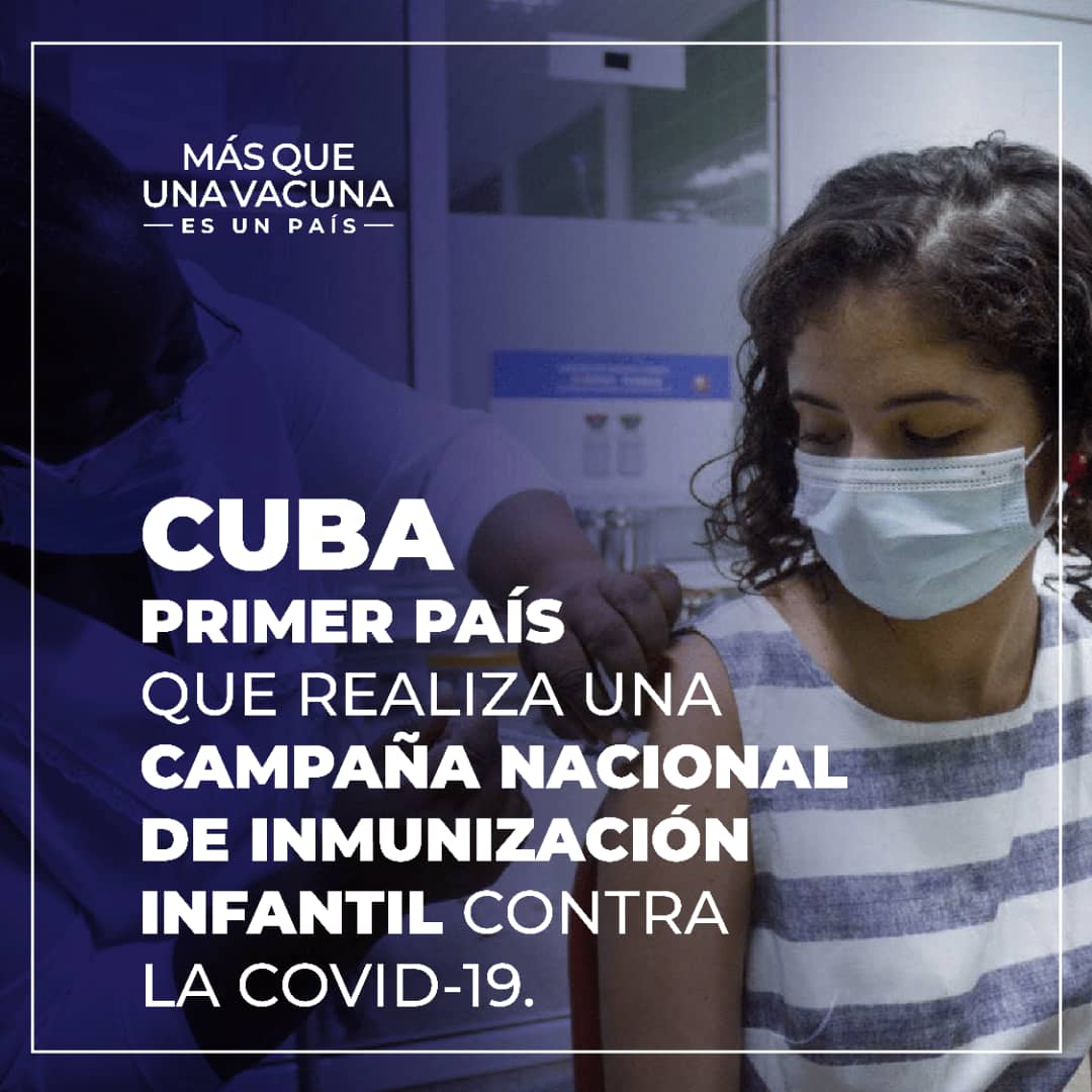 Continúa la vacunación contra la #COVID19 en edades pediátricas no puede ser motivo para relajar las medidas hiegienico-sanitarias. Desde casa cuidemos más a nuestros niños y adolescentes #ALaEducacionPonleCorazon #CubaMined #Camaguey <a href="/CubaMined/">MINED</a> <a href="/escuredo_mercy/">María Mercedes Escuredo Olazabal</a>