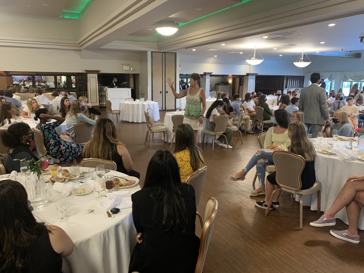 Colonial conference Sportsmanship Breakfast this morning with an amazing crew! #RollColls