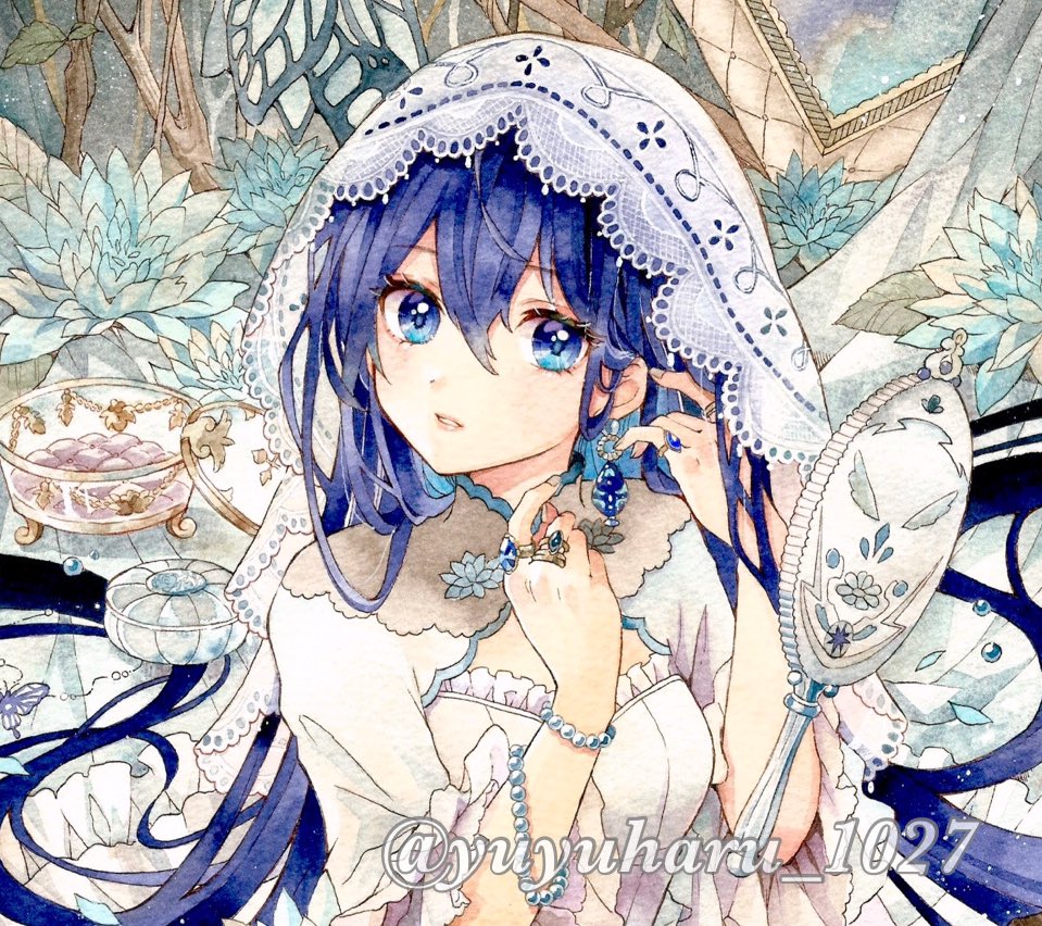 水彩風キャラクターイラスト ゆx様 祭のしずく #透明水彩