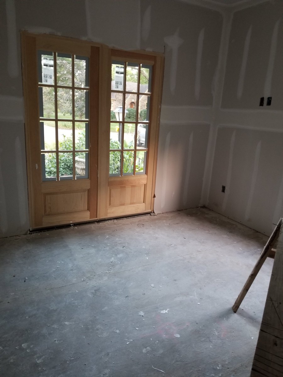 HedgeyeEEvans's tweet image. Wallboard makes all the difference
 View from new office. #pandemicproject