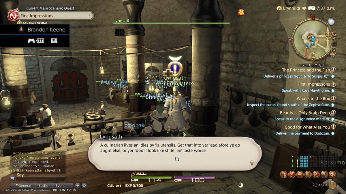 CGTG512's tweet image. Yep!!
Final Fantasy xiv online knows!
#Gamer #ChefLife #KitchenRules