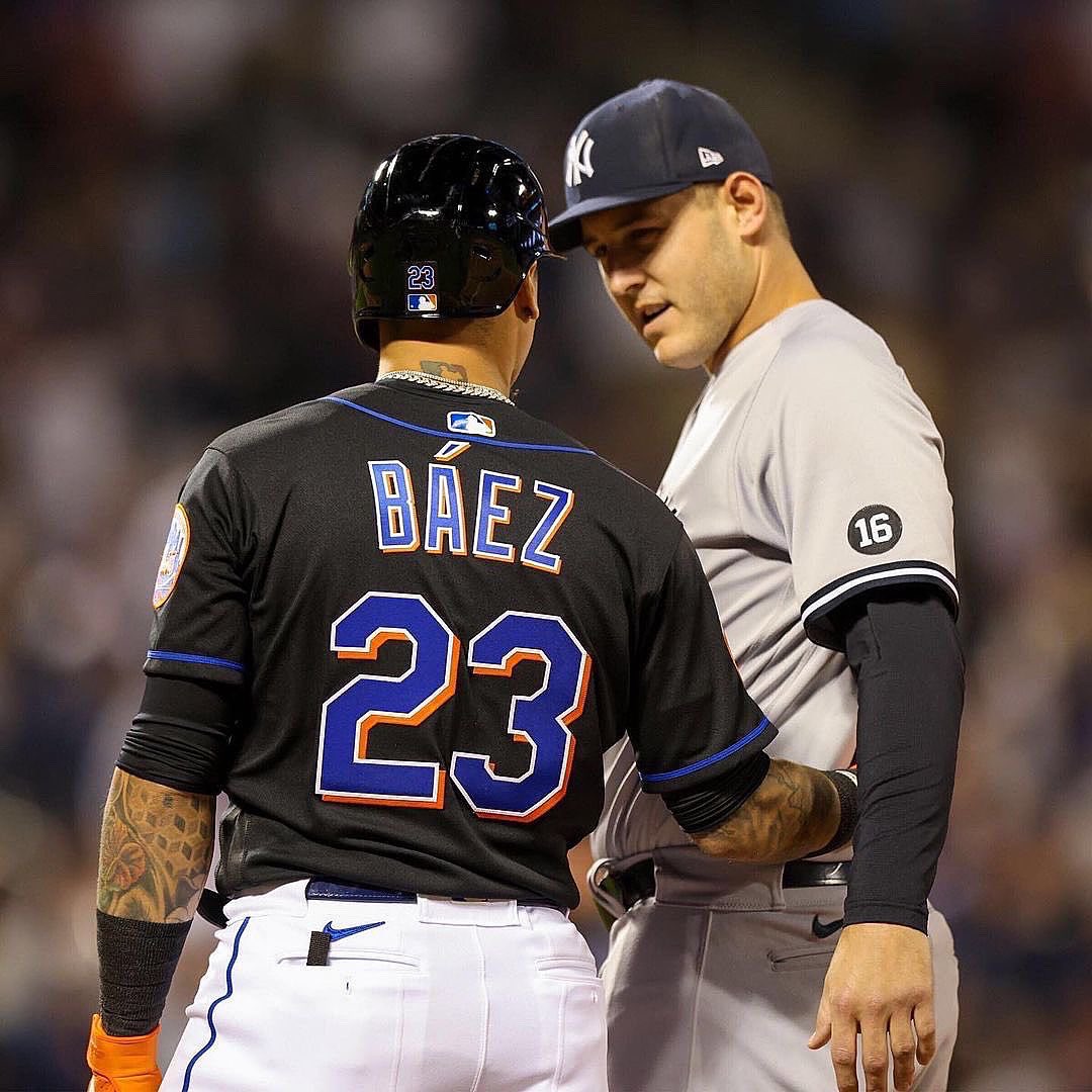 Cubs Zone on X: Anthony Rizzo & Javier Báez meet up for the first time  since the trade deadline 😭❤️ (📸: @mlb)  / X