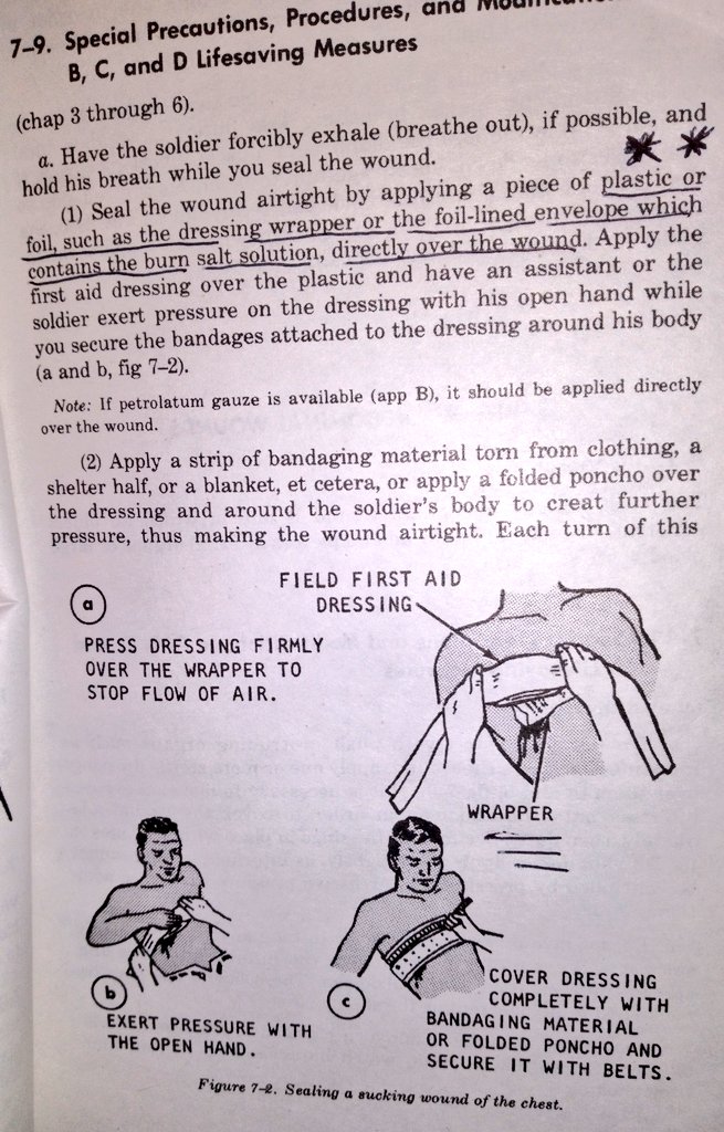 How to Deal With a Sucking Chest Wound Using Duct Tape and a Plastic Bag • Spotter Up