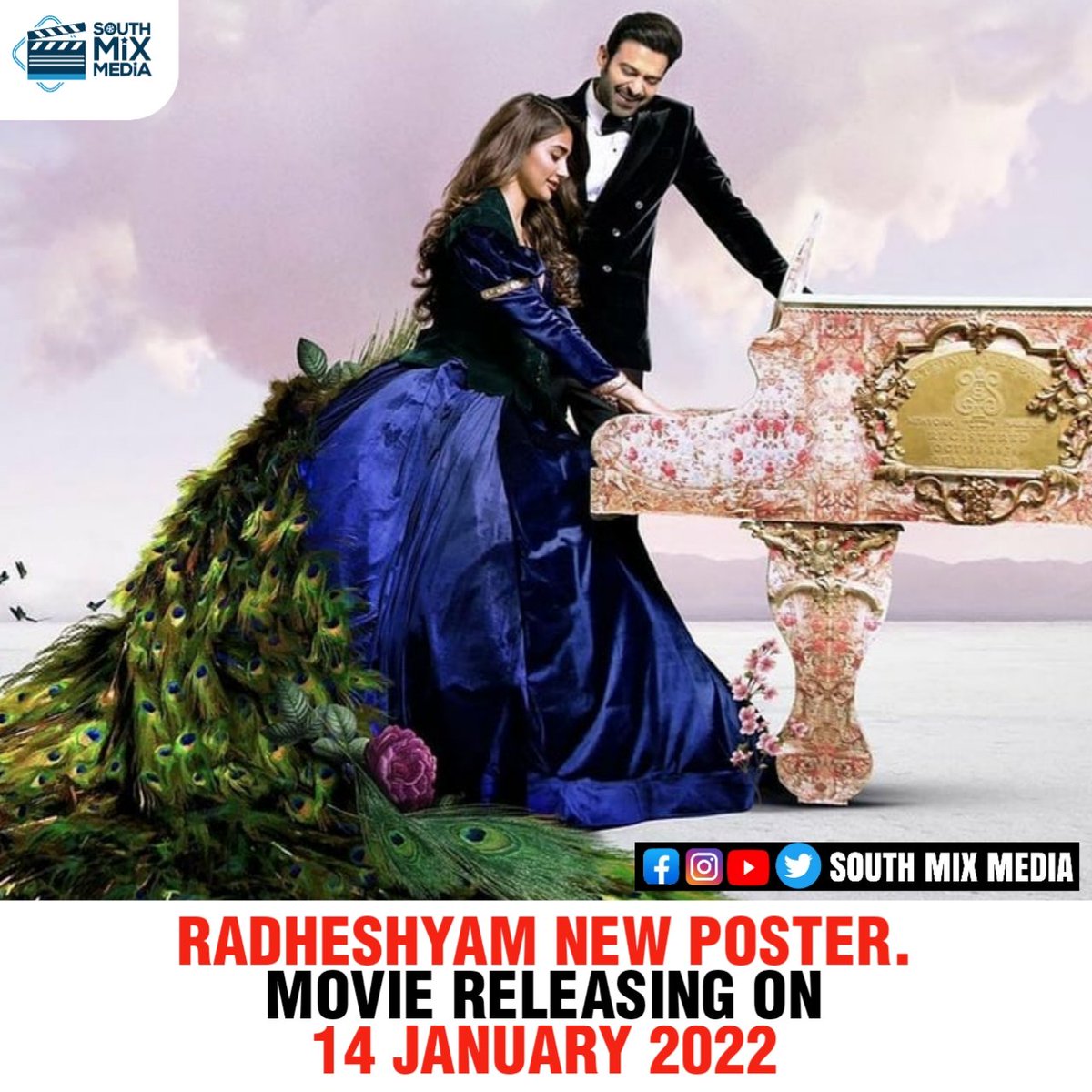 SouthMixMedia's tweet photo. Follow @southmixmedia on Instagram, Facebook Twitter ,Koo & telegram for many more instant updates!
#prabhas #radheshyam #radheshyamonjan14th #panindiastarprabhas #prabhasraju #poojahegde #prabhasupplapati #prabhasupdates #tollywood
@PrabhasRaju @hegdepooja https://t.co/MG6NsVOAhf