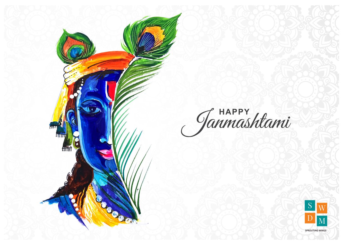 WingsSprouting's tweet photo. Greetings to everyone on the auspicious occasion of Janmashtami. 
Happy Krishna Janmashtami 🙏🙏
#lordkrishna #happyjanmashtami #krishnajanmashtami https://t.co/zCJLtGRENZ