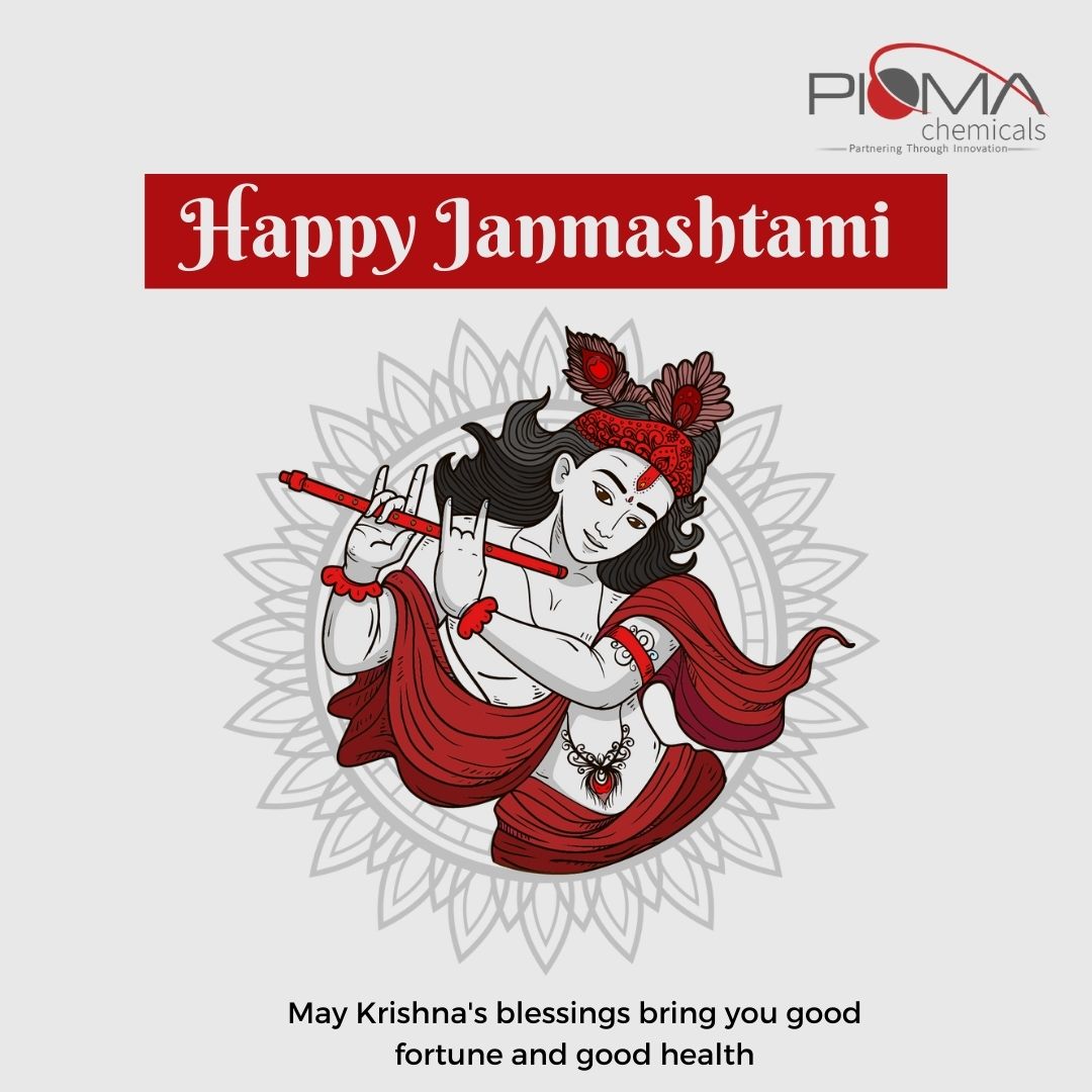 PiomaChemicals's tweet photo. May Krishna's blessings bring you good fortune and good health. Happy Janmashtami!
#piomachemicals #HappyJanmashtami https://t.co/owqRAHJ4Pb