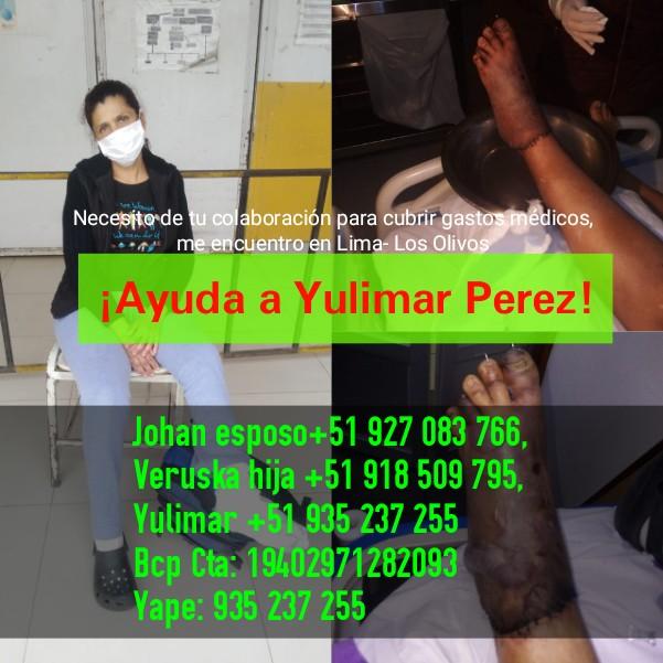 Ella es mi esposa y necesita de tu apoyo...