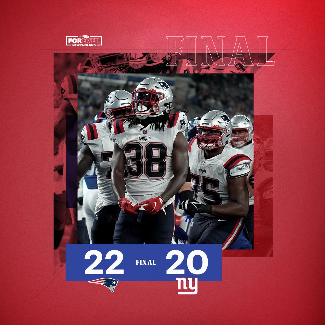 Patriots's tweet photo. Preseason complete. https://t.co/53hUl6gswX