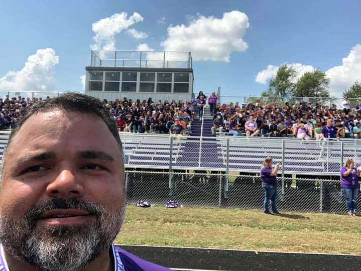 dmendez2378's tweet photo. I may not like selfies, but I love our students.
We had an awesome week and capped it off with a fun pep rally in our new stadium.
#SMSSpiritWeek
#WhateverItTakes
#TheSeymourWay https://t.co/ZyDanIuxKs