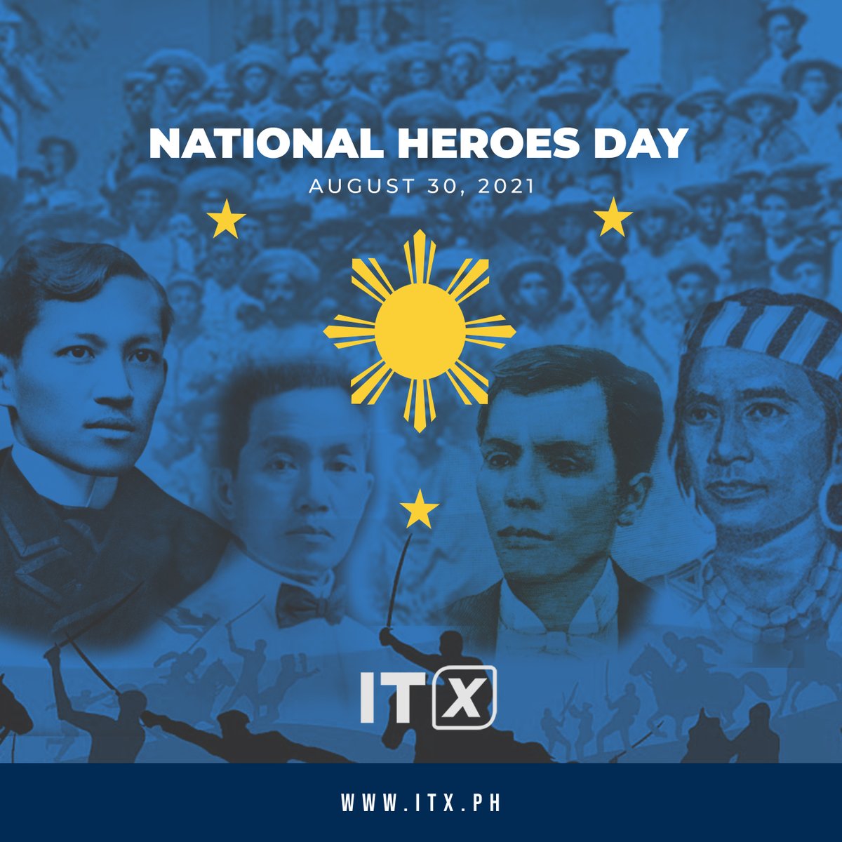_ITxSupport's tweet image. ITx is one with the whole Filipino nation in commemorating National Heroes Day.

 #YourPersonalITSupportTeam #SDSolutions #ITx