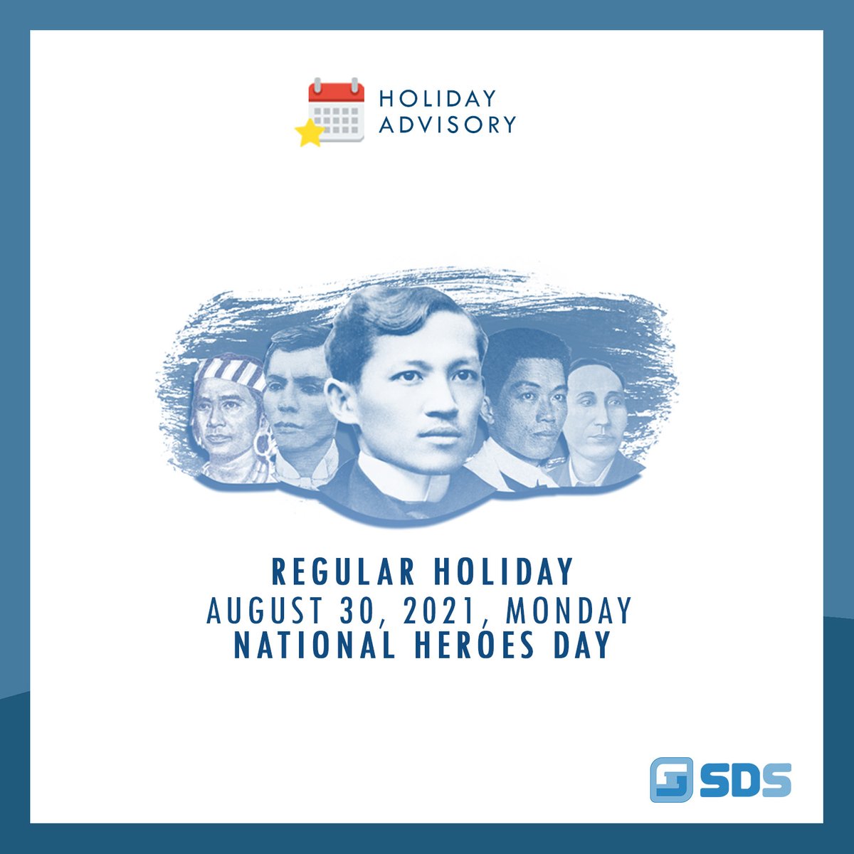 SDSolutionsIT's tweet image. SD Solutions is one with the country in remembering the bravery and patriotism of every Filipino hero.

We wish everyone an inspiring National Heroes Day.

 #SDS #SDSolutions