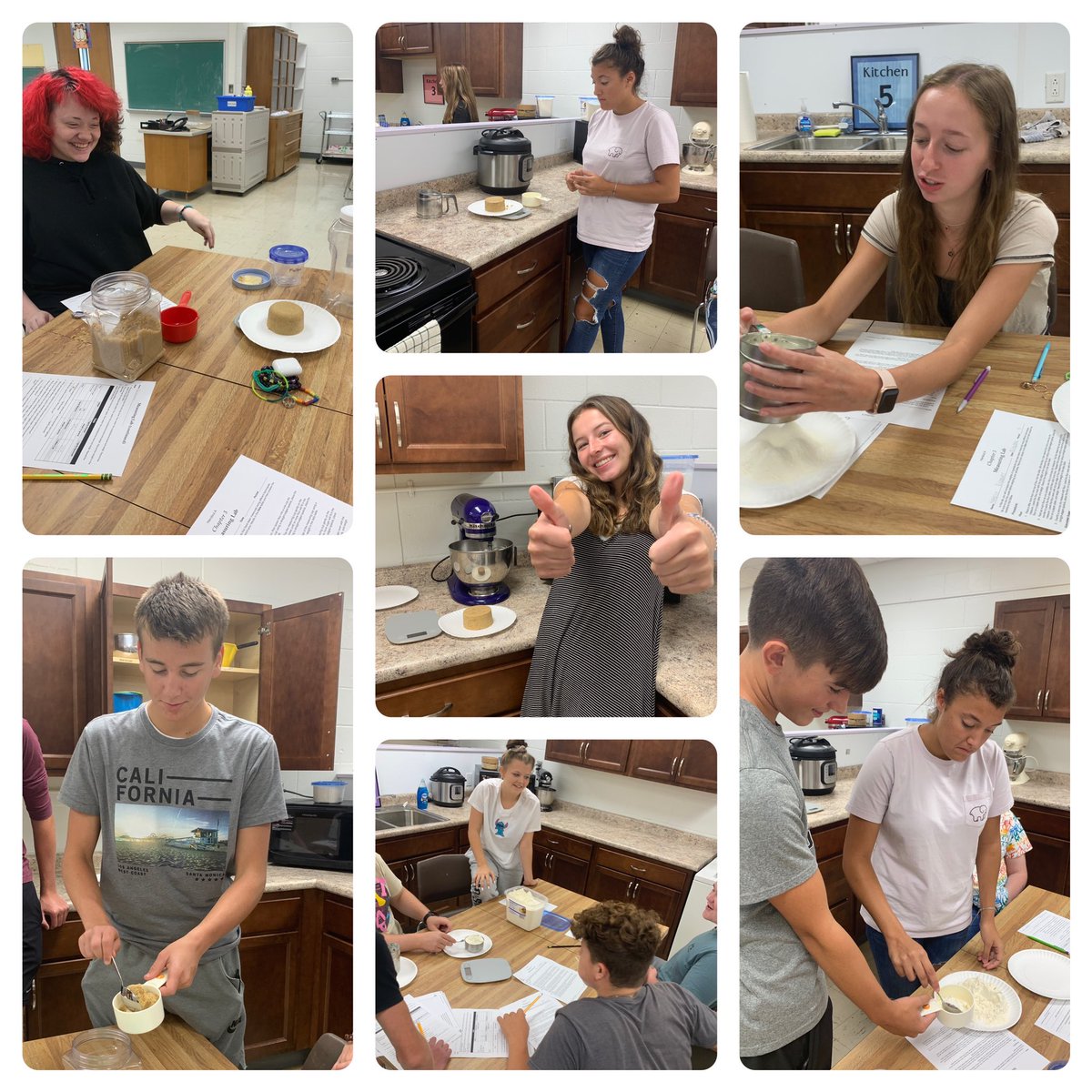 WD_FCS's tweet photo. These Nutrition and Wellness students had their first measurement lab last week. #FCS #wdpride #warriorchefs #nutritionandwellness https://t.co/YvwfyMZTPq