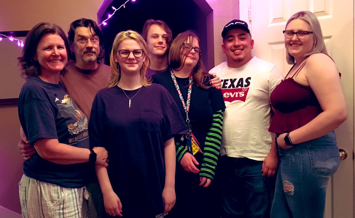 RnGilliland's tweet photo. Mom made us pose for a birthday photo. Of course the funniest face is being made by the birthday man himself! #birthday #gillimonsters https://t.co/Zd2woLIPm3