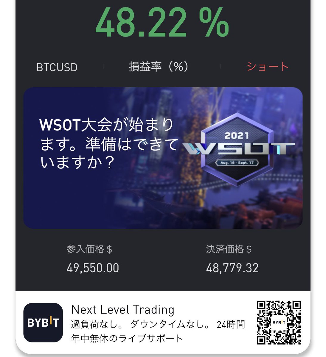 jinsei_btc's tweet photo. 〜8/29 1,522,554円

残り8,477,446円
 
今週は損小利大でうまく立ち回れたと思っています。大会期間中ですがあまり意識せずにトレードします。

#btc    #借金 https://t.co/jZcxsXEJm1