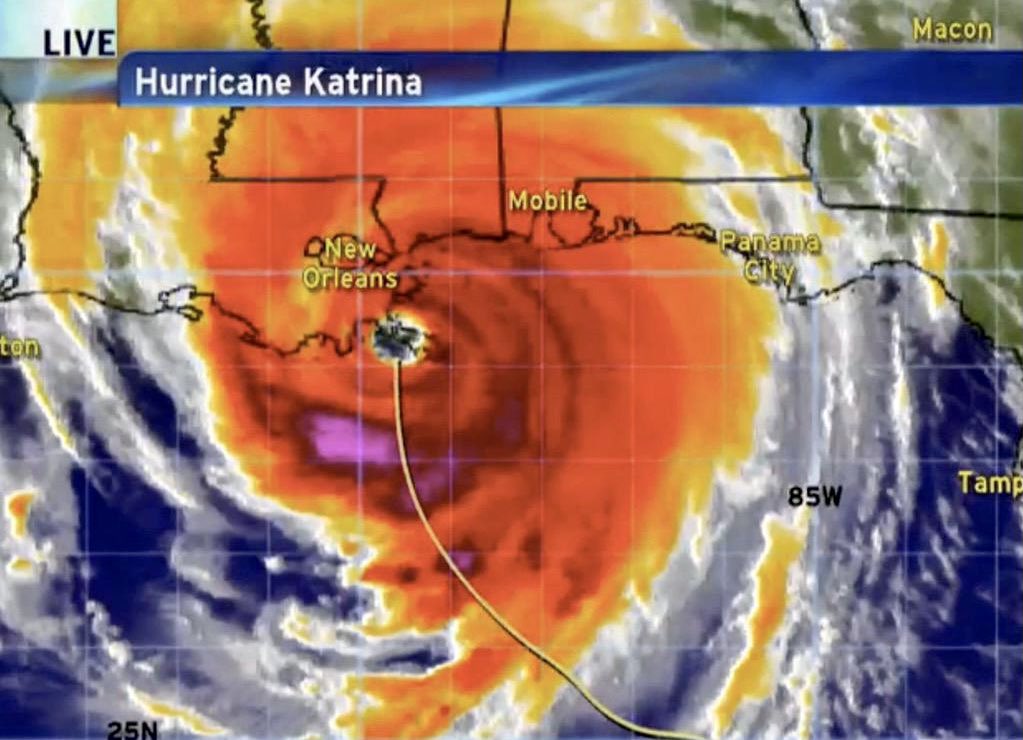 RetroNewsNow on Twitter "🌊On August 29, 2005, Hurricane Katrina made