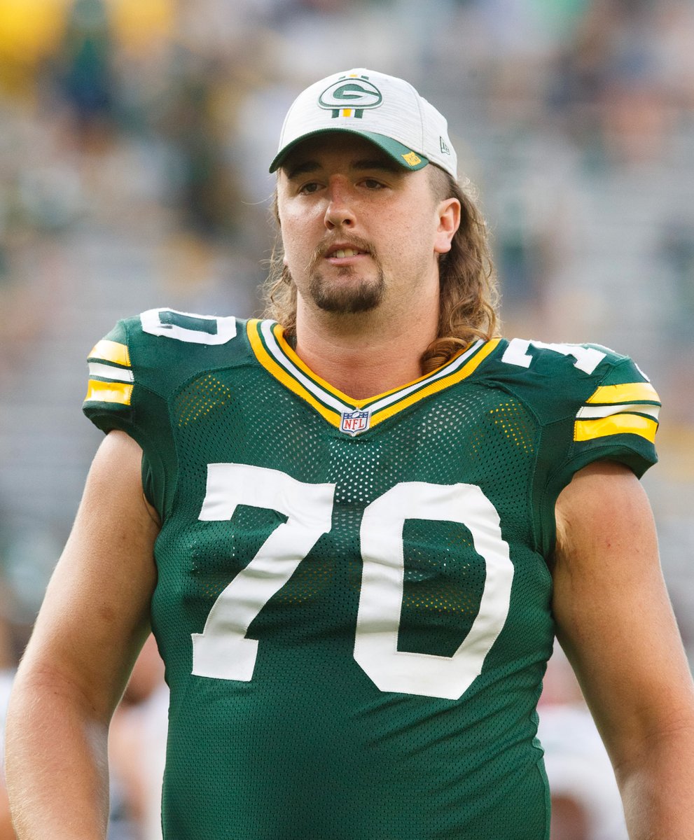 PFF_Packers's tweet photo. Royce Newman finished the preseason as the #Packers highest graded player on offense (91.8).

Newman did not allow a pressure on 42 pass blocking snaps and was also Green Bay's highest graded run blocker.  #GoPackGo https://t.co/uXR1JWhOva