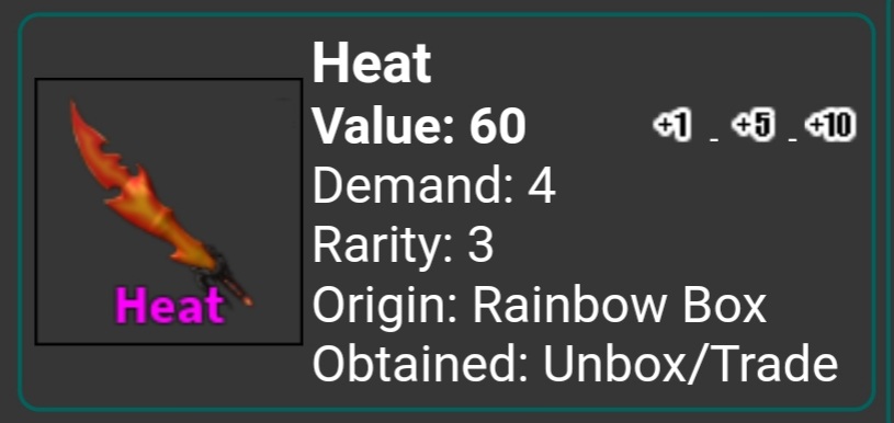 🍮 yomi — ʚɞ on X: 💫TRADING💫 Me: heat (value:60) You: icewing