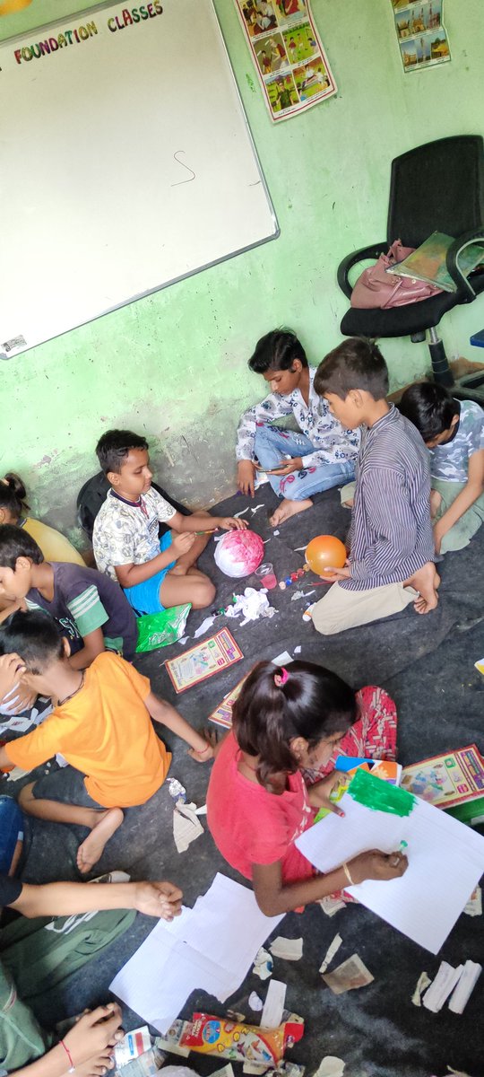FoundationUdaar's tweet photo. Happy janmashtmi to all
Our students of udaar foundation made beautiful pots 🍯 from waste materials
@noida_authority @rituias2003 @CeoNoida
@dr_maheshsharma @SociallyBlog #udaarfoundation #udaar #donate #ngo #noida #bestfromwaste https://t.co/e1Nn5uD5dW
