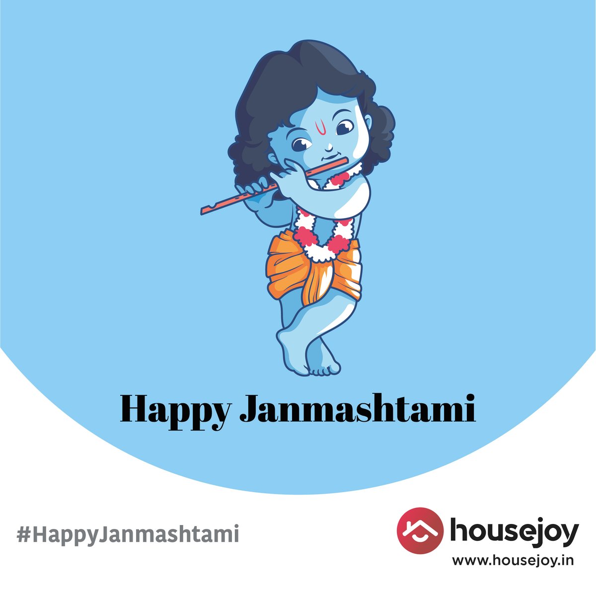 Celebrate the auspicious occasion of Janmashtami and let it bring a new wave of happiness for you and your loved ones. #HappyJanmashtami  from all of us at #housejoyfamily
