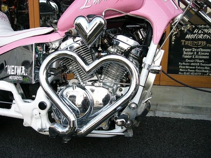 trashhh_______'s tweet photo. HEIWA CUSTOM MOTORCYCLE. https://t.co/s59cQvlh3X
