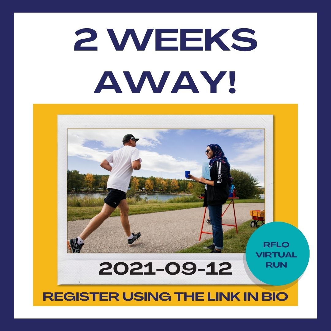 Run4LittleOnes's tweet photo. Two weeks until our 2021 Virtual Run! Download the Strava app and join RFLO's page to track your run distance and time. Donation and registration link can be found in our bio! https://t.co/ghPpROQiby