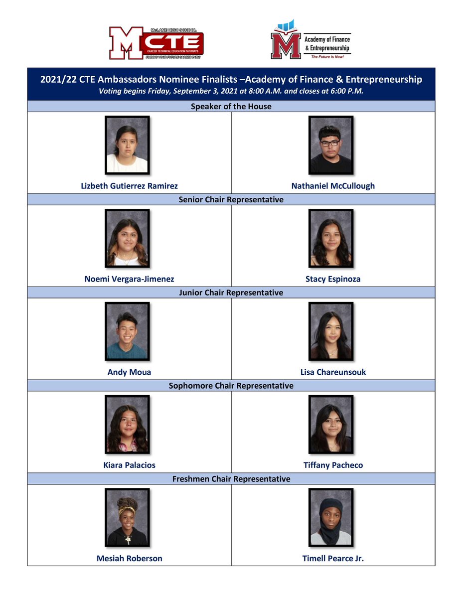 McLane CTE Pathways tweet media