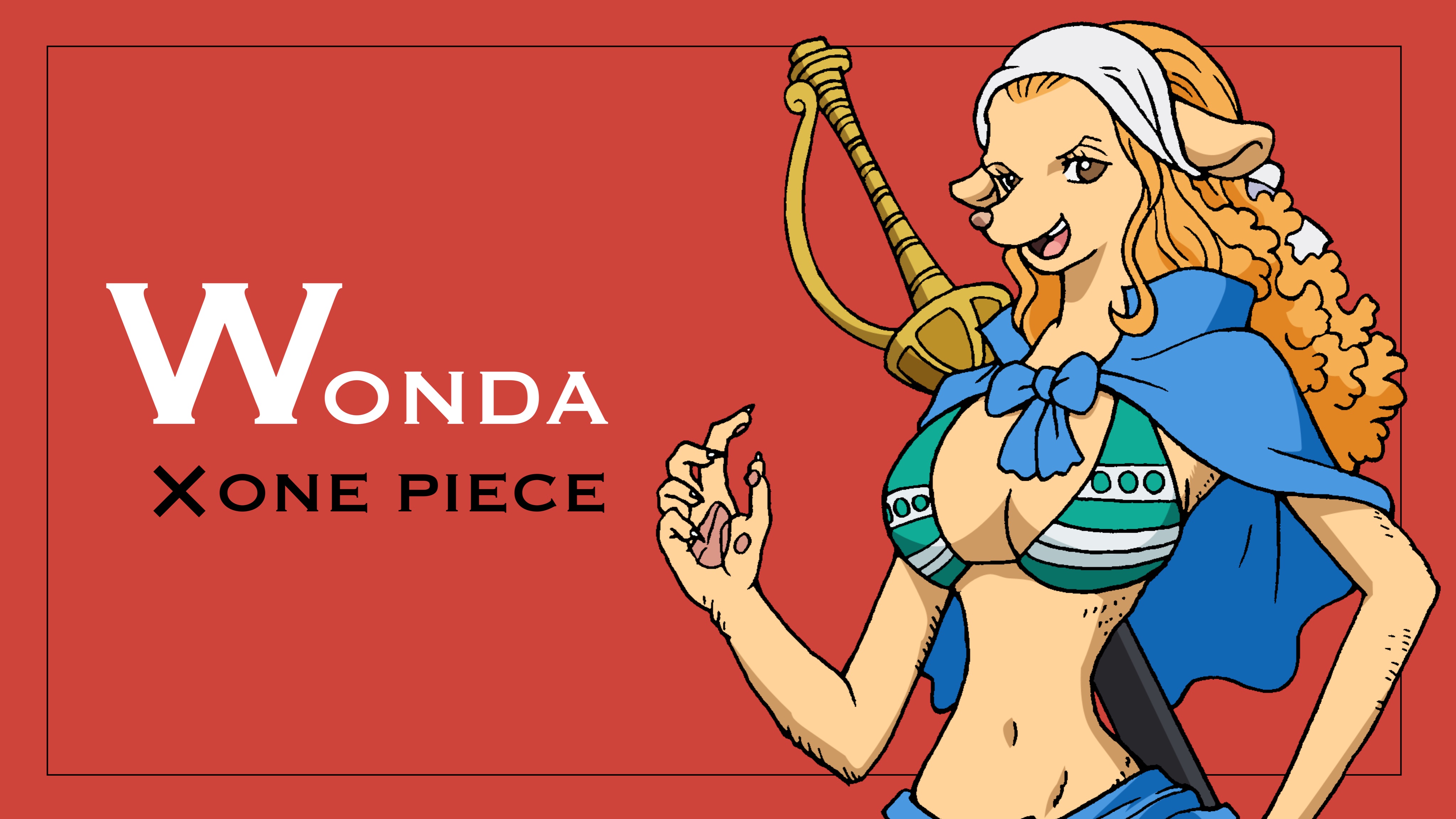 WONDA ONE PIECEワンピース ポスター ワンダ 25周年 コラボ ポスター