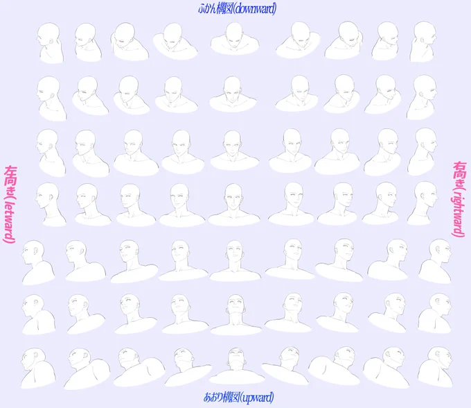 オトナ男性型🧑🏻
『顔のパース線画素材』はイケメン男子の作画に超おすすめです‼️

①「骨格のいいオトナ男性」にピッタリの顔素材がコピーし放題‼️

②「子供っぽくないお兄さんキャラ」にも最強に相性抜群の線画タッチ📔✨✨

ほぼコピペするだけで顔デッサン完成します‼️ 