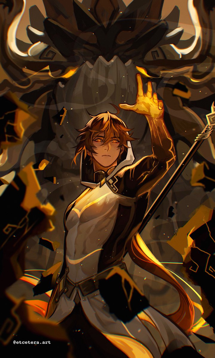 Geo archon Zhongli
#GenshinImpact