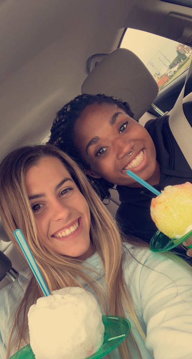 conallymariee's tweet photo. Enjoyed getting snow cones and getting to know DJ today💗 @KWUSoftball #rollyotes https://t.co/8XV6IdK4w7