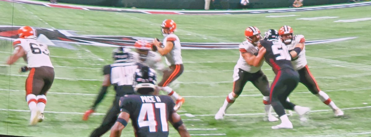 I see you <a href="/jrpace9/">deuce</a>! You've got a proud coach sitting in the stands! #Falcons #AtlantaFalcons #RiseUp