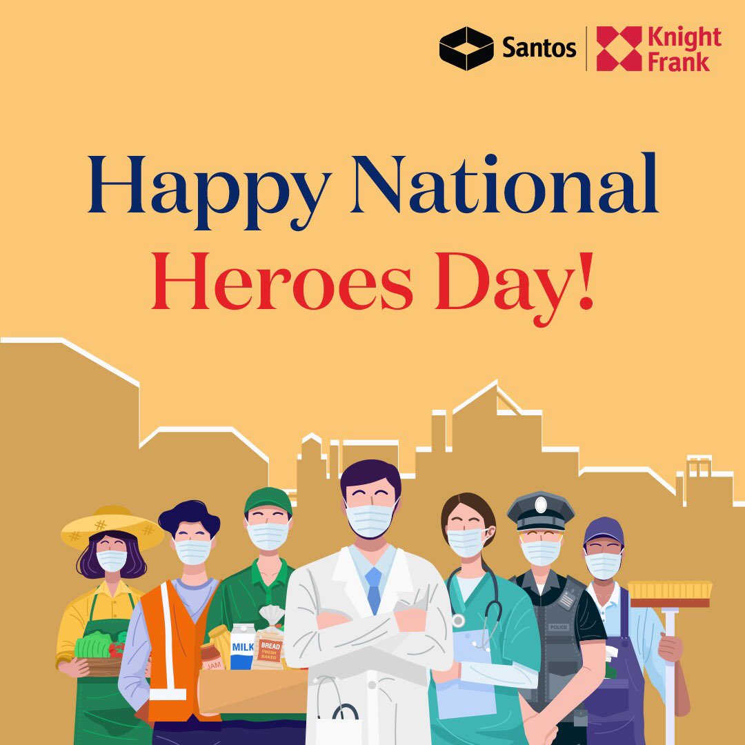 On #NationalHeroesDay2021, we honor the bravery of all our front liners who continue to work hard in making our lives easier and safer amid the global health crisis. Maraming salamat and mabuhay kayo!