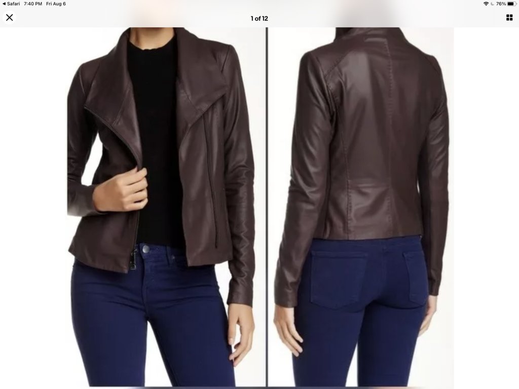 LuxeforLess1's tweet image. #VINCE #Scuba Paper Leather #BikerJacket XS 0 2 Wine Burgundy New $995 Beautiful. Listed for #charity   buff.ly/3kAaup5