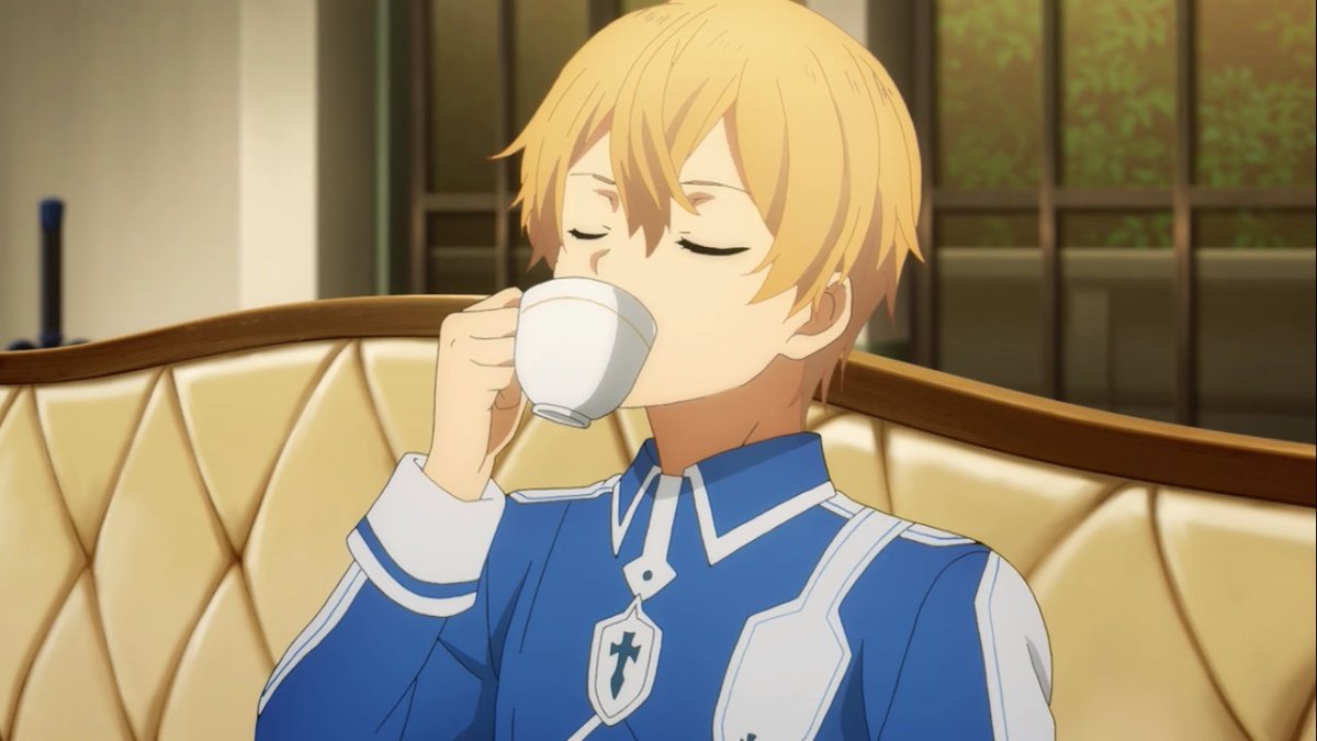 BlueRoseKnightS's tweet image. *I was drink cup of tea at the reader*