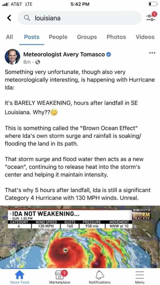 Cutiebabes504's tweet photo. #hurricaneIda is one beast! https://t.co/E8r17mfoDV