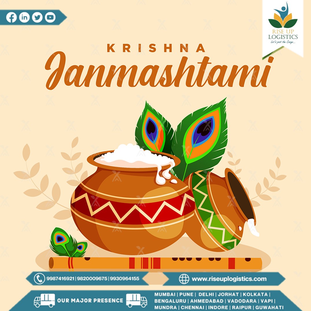 RiseupLogistics's tweet photo. Wishing you all a very Happy Janmashtami!!!

#janmashtami #krishna #lordkrishna #krishnajanmashtami #iskcon #happyjanmashtami #vrindavan #radhakrishna https://t.co/b86Y5PZbIW
