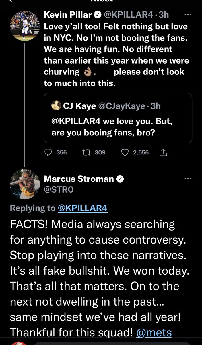 KeithOlbermann's tweet photo. Stop. Digging, @KPILLAR4 and @STR0. You have no idea what the rest of the season is going to be like and you need to listen to how badly @javy23baez f’d this up. Never piss off Mets fans. https://t.co/LWUG8Efa1P