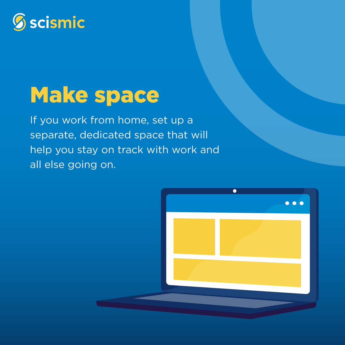 scismic's tweet photo. Setting key boundaries doesn't just help with work-life balance. They help you focus on work when it’s time for work, instead of letting tasks drag on and drag you down.

Here's how to juggle what's on your plate and continue making career progress:

#Scismic #WorkLifeBalance https://t.co/cfDoLcQLq9